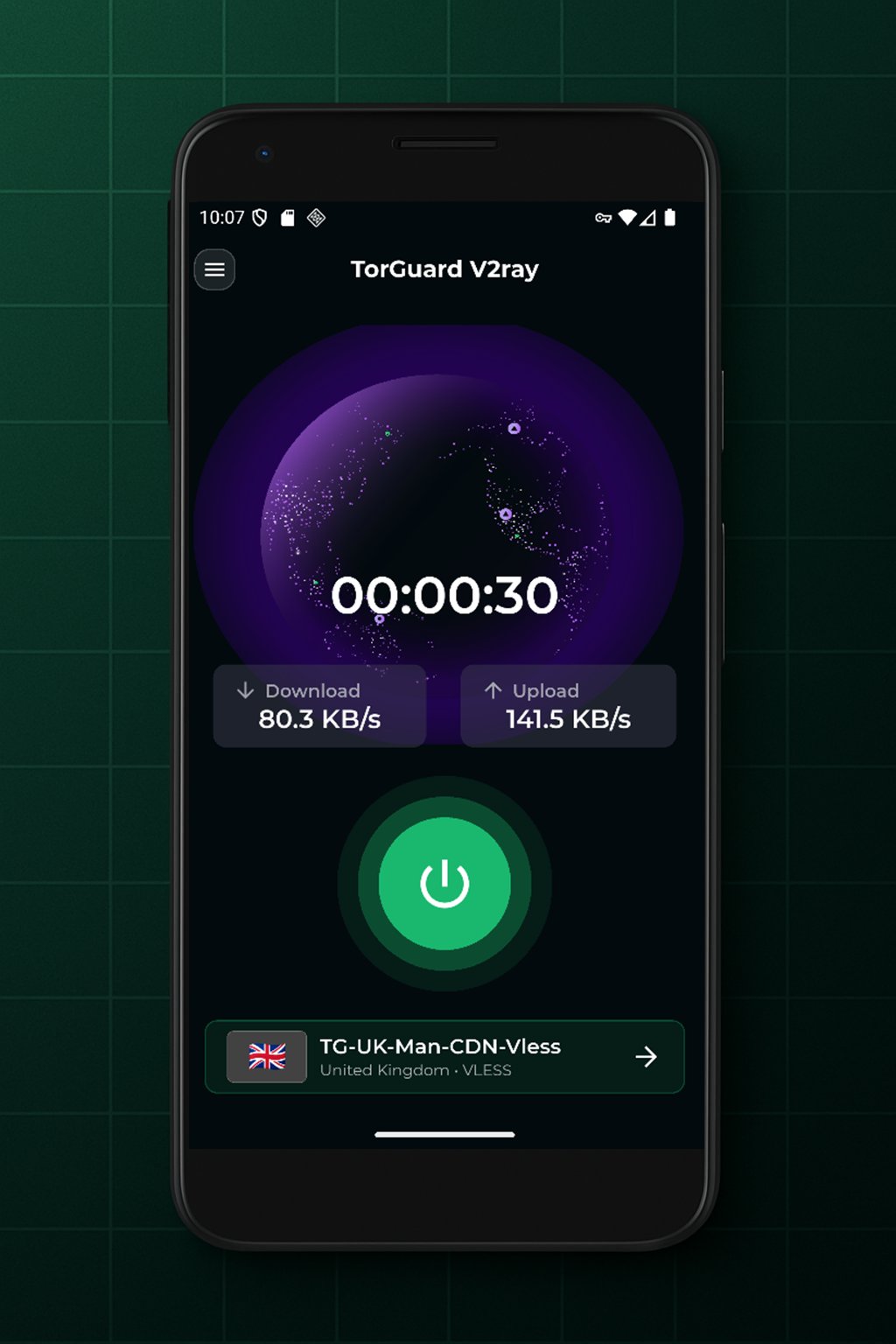 TorGuard V2Ray App Interface